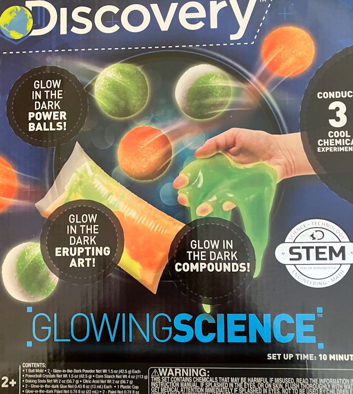 Glowing Science - glow in the dark power balls