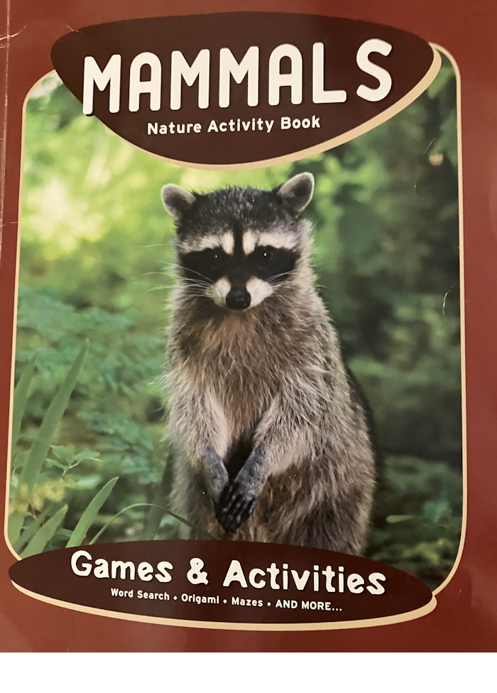 Mammals Nature activity book