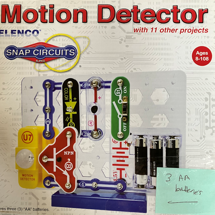 Snap Circuits Motion Detector