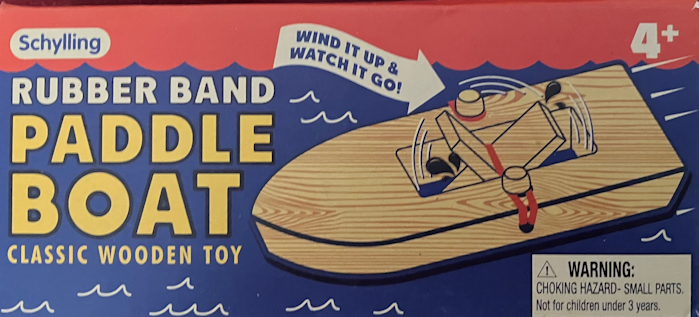 Rubber Band Paddle Boat